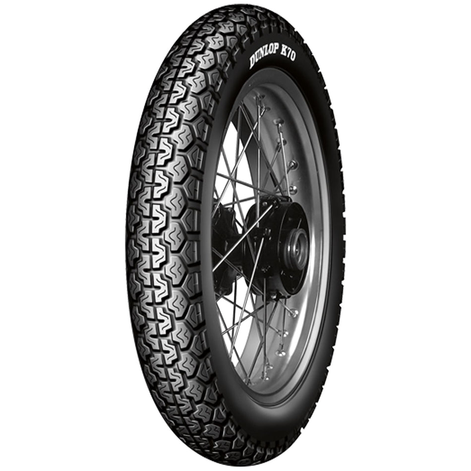 3.25-19 54P TT Dunlop K 70 Front